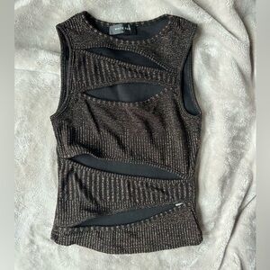 White Fox Boutique cut out tank top